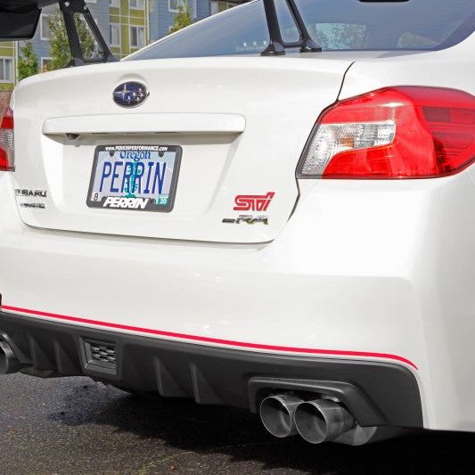 Perrin Performance PSP-BDY-252RD - PERPSP-BDY-252RD - PERRIN 15-21 Subaru WRX/STI Tow Hook Kit (Rear) - Red - Shipped in Europe - Tuningsupply.com