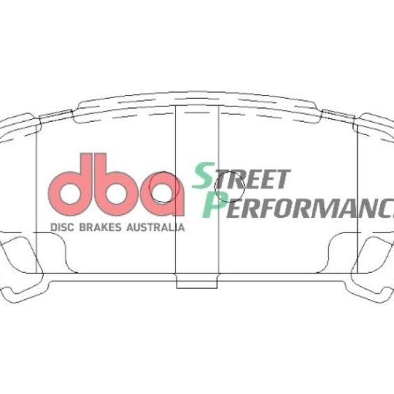 DBA DB1379SP - DBADB1379SP - DBA 02-03 Subaru WRX SP500 Rear Brake Pads - Shipped in Europe - Tuningsupply.com