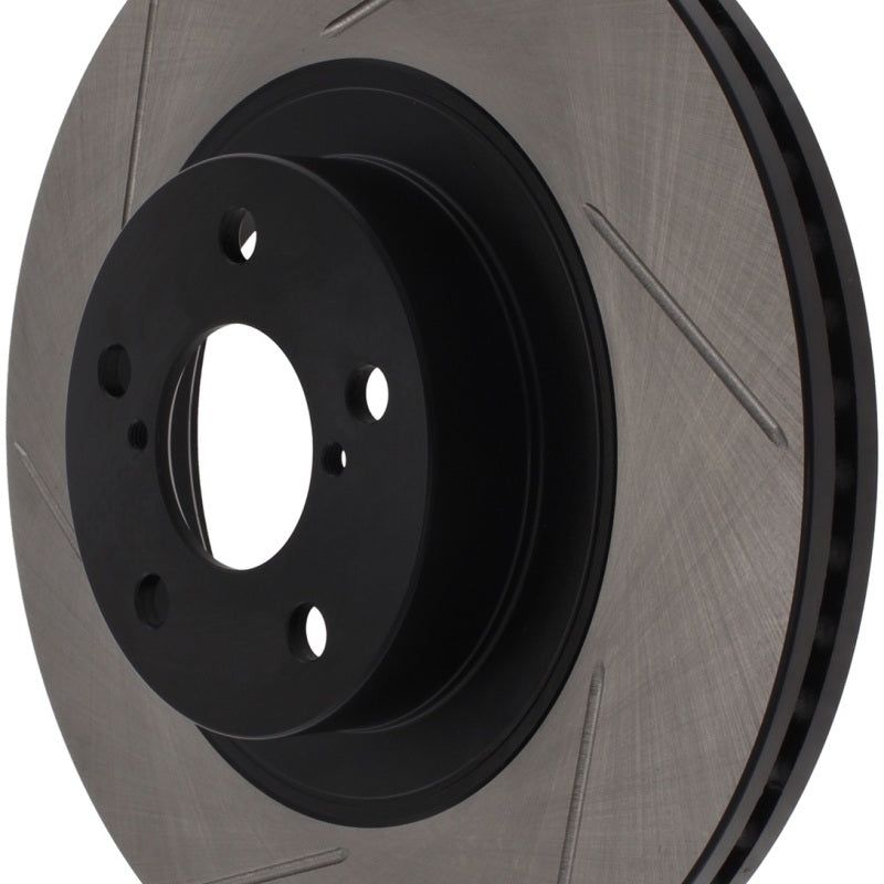 Stoptech 126.47021SR - STO126.47021SR - StopTech Power Slot 06-08 Subaru Legacy / 13 Scion FR-S / 13 Subaru BRZ Front Right Slotted Rotor - Shipped in Europe - Tuningsupply.com