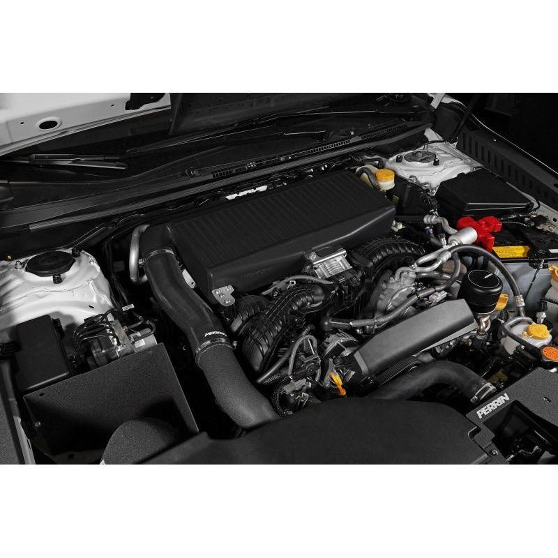 Perrin Performance PSP-ITR-330BK - PERPSP-ITR-330BK - PERRIN 22-25 Subaru WRX / 19-25 Ascent / 20-25 Outback & Legacy Turbo Top Mount Intercooler - Black - Shipped in Europe - Tuningsupply.com
