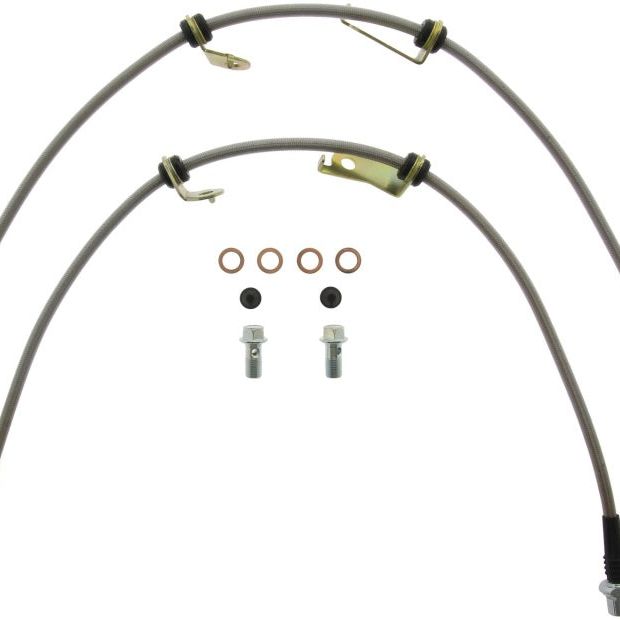 Stoptech 950.44036 - STO950.44036 - StopTech 06-17 Lexus HS250h / Toyota RAV4 Stainless Steel Front Brake Lines - Shipped in Europe - Tuningsupply.com