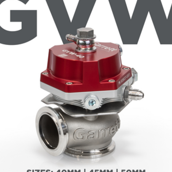 Garrett 908828-0001 - GRT908828-0001 - Garrett GVW-45 45mm Wastegate Kit - Red - Shipped in Europe - Tuningsupply.com
