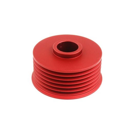 Perrin Performance PSP-ENG-121RD - PERPSP-ENG-121RD - PERRIN 15-25 Subaru WRX / 15-22 Crosstrek / 14-18 FXT Lightweight Alternator Pulley - Red - Shipped in Europe - Tuningsupply.com