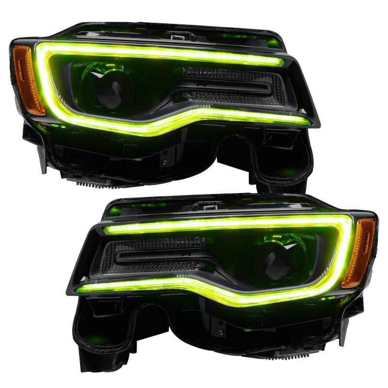 ORACLE Lighting 1284-332 - ORL1284-332 - Oracle 1421 Jeep Grand Cherokee Dynamic Headlight DRL Upgrade Kit ColorSHIFT Dynamic - Shipped in Europe - Tuningsupply.com