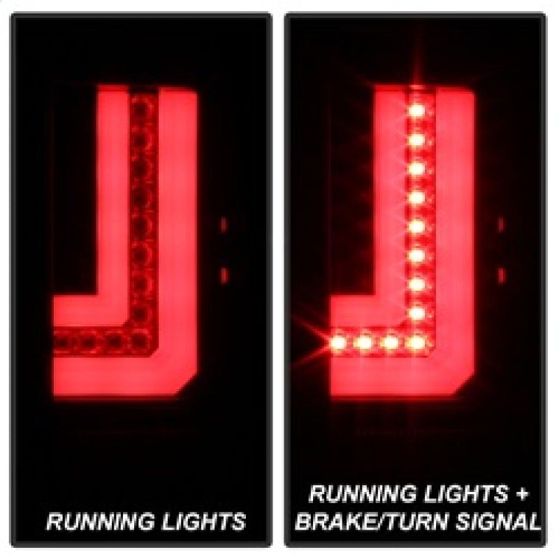 SPYDER 5083777 - SPY5083777 - Spyder GMC Sierra 2016-2017 Light Bar LED Tail Lights - Black ALT-YD-GS16-LED-BK - Shipped in Europe - Tuningsupply.com