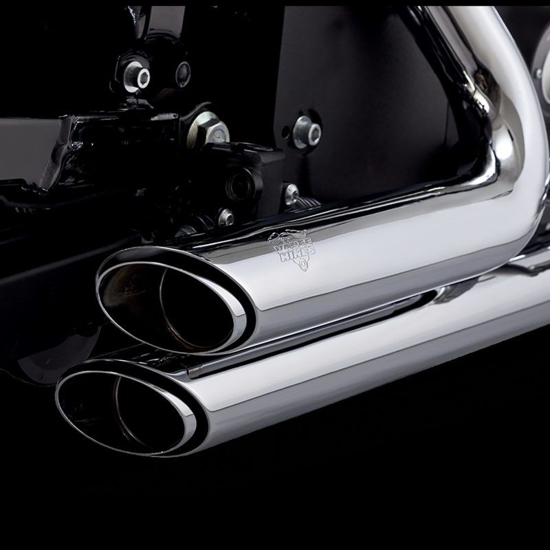 Vance and Hines 17335 - VAH17335 - Vance & Hines HD 18-22 Fatboy/Blackout Shortshots Staggered PCX Full System Exhaust - Shipped in Europe - Tuningsupply.com