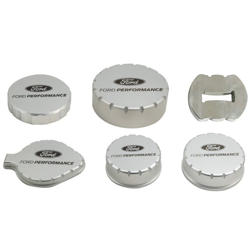 Ford Racing M-6766-M50A - FRPM-6766-M50A - Ford Racing 15-25 Mustang 2.3L/5.0L Aluminum Machined Engine Cap Covers - Shipped in Europe - Tuningsupply.com