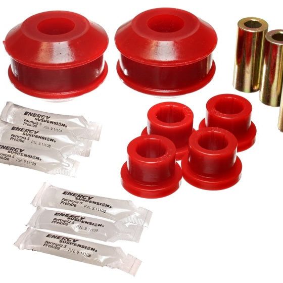 Energy Suspension 5.3133R - ENG5.3133R - Energy Suspension 03-05 Mitsubishi Lancer EVO 8 Red Front Control Arm Bushing Set - Shipped in Europe - Tuningsupply.com