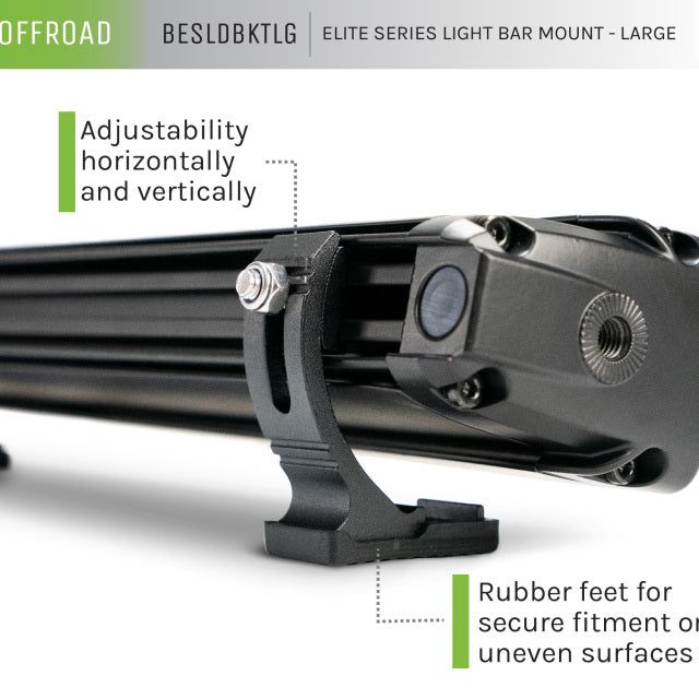 DV8 Offroad BESLDBKTLG - DVEBESLDBKTLG - DV8 Offroad Elite Series Light Bar Mount - Large - Shipped in Europe - Tuningsupply.com