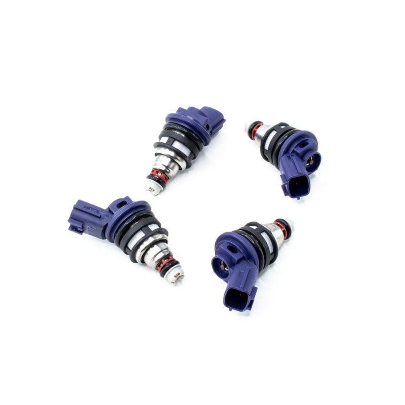 DeatschWerks 01J-00-0370-4 - DWK01J-00-0370-4 - DeatschWerks Nissan G20 / SR20 / 240sx SR/KA 370cc Side Feed Injectors - Shipped in Europe - Tuningsupply.com