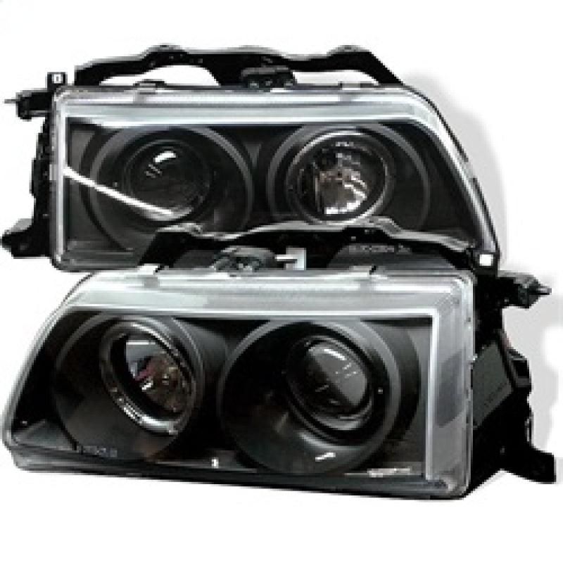 SPYDER 5010827 - SPY5010827 - Spyder Honda Civic 90-91/CRX 90-91 Projector Headlights LED Halo Blk PRO-YD-HC90-HL-BK - Shipped in Europe - Tuningsupply.com