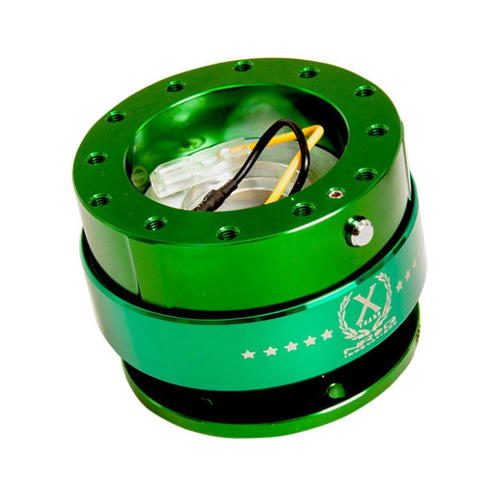NRG SRK-200GN - NRGSRK-200GN - NRG Quick Release Gen 2.0 - Green Body / Green Ring - Shipped in Europe - Tuningsupply.com