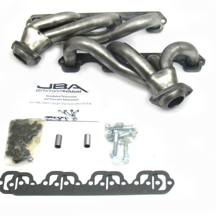 JBA 1627S - JBA1627S - JBA 87-95 Ford F-150 5.0L SBF 1-1/2in Primary Raw 409SS Cat4Ward Header - Shipped in Europe - Tuningsupply.com