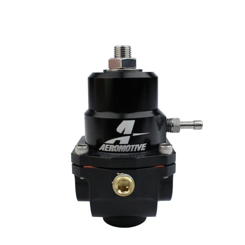 Aeromotive 13304 - AER13304 - Aeromotive Adjustable Regulator - 3-15PSI - .313 Valve - (2) -08 Inlets/ -08 Return - Shipped in Europe - Tuningsupply.com