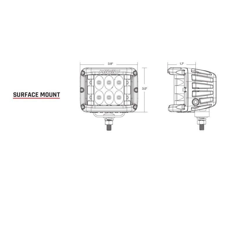 Rigid Industries 46808 - RIG46808 - Rigid Industries 2022+ Toyota Tundra A-Pillar Lighting Kit (Fits 360-Series, D-SS Series) - Shipped in Europe - Tuningsupply.com