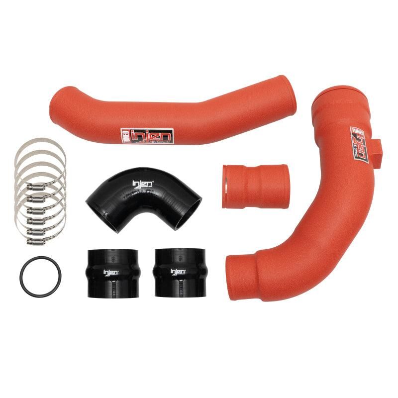 Injen SES9004ICPWR - INJSES9004ICPWR - Injen 17-22 Ford F250/F/350/F-450/F-550 V8-6.7L Turbo Diesel Wrinkle Red Intercooler Piping Kit - Shipped in Europe - Tuningsupply.com