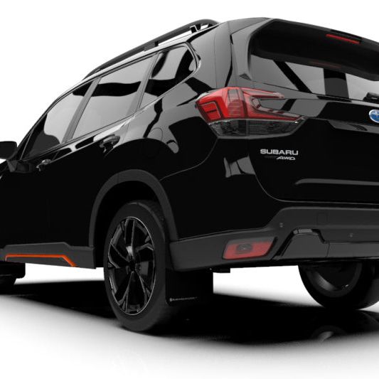 Rally Armor MF52-UR-BLK/GRY - RALMF52-UR-BLK/GRY - Rally Armor 19-21 Subaru Forester Black UR Mud Flap w/ Grey Logo - Shipped in Europe - Tuningsupply.com