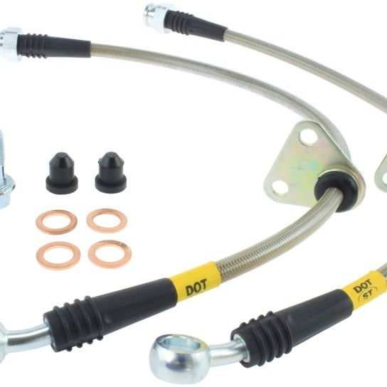 Stoptech 950.40506 - STO950.40506 - StopTech 00-05 Honda S2000 Rear SS Brake Lines - Shipped in Europe - Tuningsupply.com