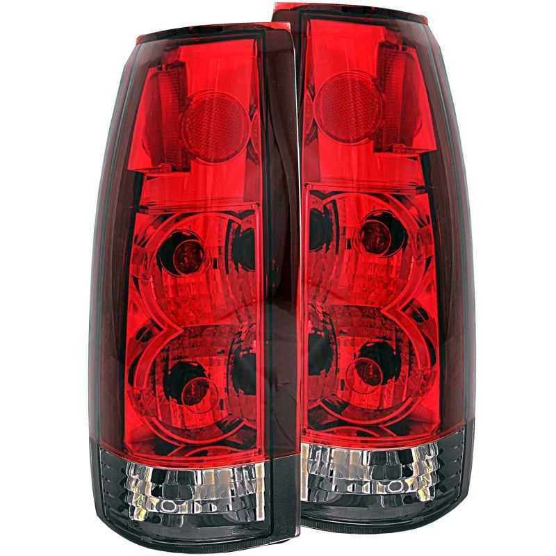 ANZO 211157 - ANZ211157 - ANZO 1999-2000 Cadillac Escalade Taillights Red/Smoke G2 - Shipped in Europe - Tuningsupply.com