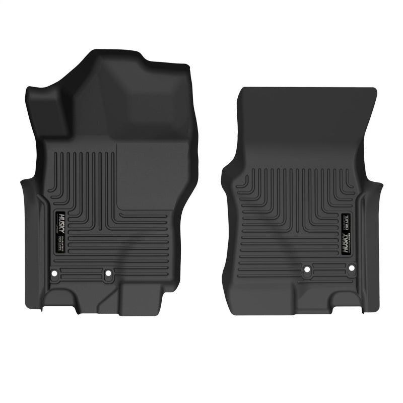 Husky Liners 51901 - HSL51901 - Husky Liners 2022 Nissan Frontier CC Front Floor Liners - Black - Shipped in Europe - Tuningsupply.com