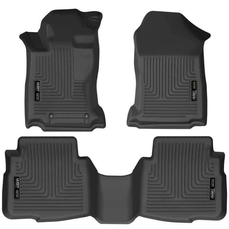 Husky Liners 95541 - HSL95541 - Husky Liners 2020 Subaru Legacy/Outback WeatherBeater Black Front & 2nd Seat Floor Liners - Shipped in Europe - Tuningsupply.com