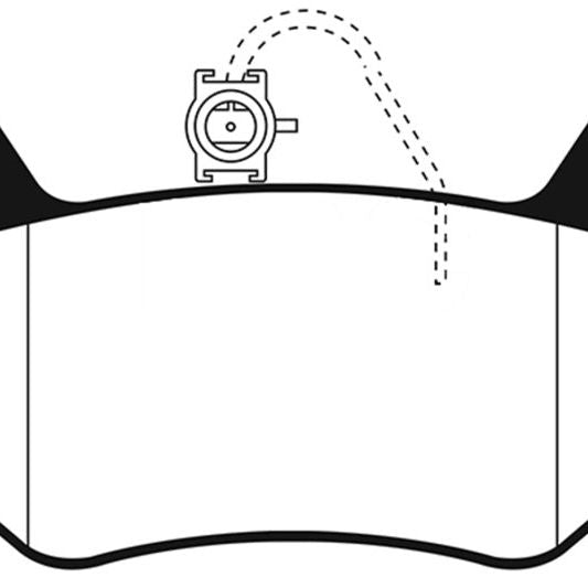 EBC DP42326R - EBCDP42326R - EBC 2016+ Alfa Romeo Giulia 2.9L Twin Turbo Yellowstuff Rear Brake Pads - Shipped in Europe - Tuningsupply.com