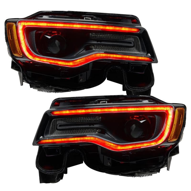 ORACLE Lighting 1284-332 - ORL1284-332 - Oracle 1421 Jeep Grand Cherokee Dynamic Headlight DRL Upgrade Kit ColorSHIFT Dynamic - Shipped in Europe - Tuningsupply.com
