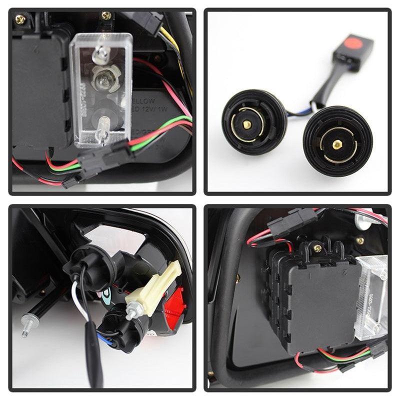 SPYDER 5076564 - SPY5076564 - Spyder 04-06 BMW E46 2Dr (Coupe ONLY No Conv.) Lgtbar Styl LED Tail Lghts Blk ALT-YD-BE4604-LBLED-BK - Shipped in Europe - Tuningsupply.com