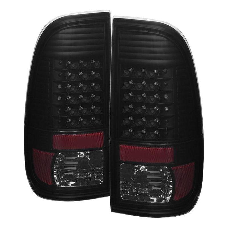 SPYDER 9027642 - SPY9027642 - xTune Ford F250/350/450/550 Super Duty 99-07 LED Tail Lights Black Smoke ALT-JH-FF15097-LED-BKSM - Shipped in Europe - Tuningsupply.com