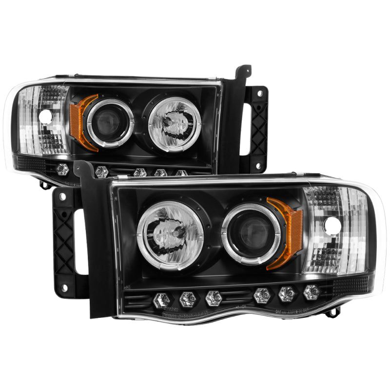 SPYDER 5009975 - SPY5009975 - Spyder Dodge Ram 1500 02-05/Ram 2500 03-05 Projector Headlights LED Halo LED Blk PRO-YD-DR02-HL-BK - Shipped in Europe - Tuningsupply.com