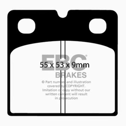 EBC UD971 - EBCUD971 - EBC 04-12 Aston Martin DB9 Parking Brake Ultimax2 Rear Brake Pads - Shipped in Europe - Tuningsupply.com