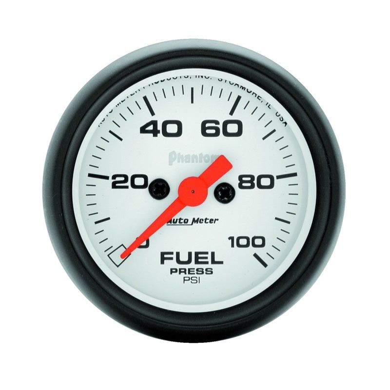 AutoMeter 5763 - ATM5763 - Autometer Phantom 52mm 0-100 PSI Fuel Pressure Gauge - Shipped in Europe - Tuningsupply.com