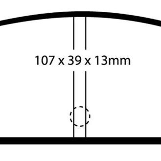 EBC DP3729C - EBCDP3729C - EBC 03-04 Mazda Protege 2.0 Turbo (Mazdaspeed) Redstuff Rear Brake Pads - Shipped in Europe - Tuningsupply.com