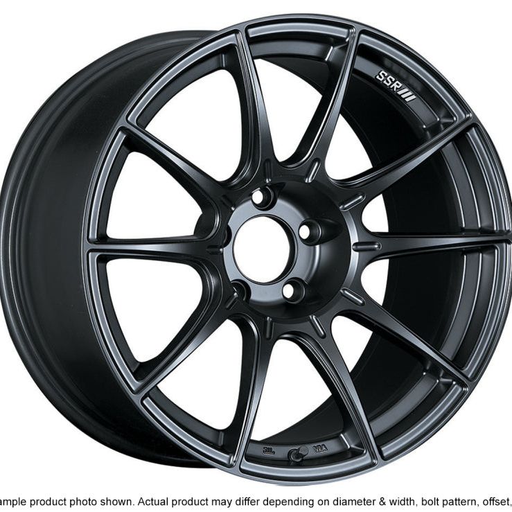 SSR XA18950+2205GMB - SSRXA18950+2205GMB - SSR GTX01 18x9.5 5x114.3 22mm Offset Flat Black Wheel Evo 8 9 X / G35 / 350z / 370z - Shipped in Europe - Tuningsupply.com