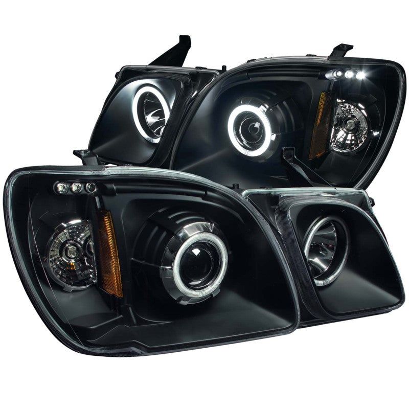 ANZO 111170 - ANZ111170 - ANZO 1998-2007 Lexus Lx470 Projector Headlights w/ Halo Black (CCFL) - Shipped in Europe - Tuningsupply.com