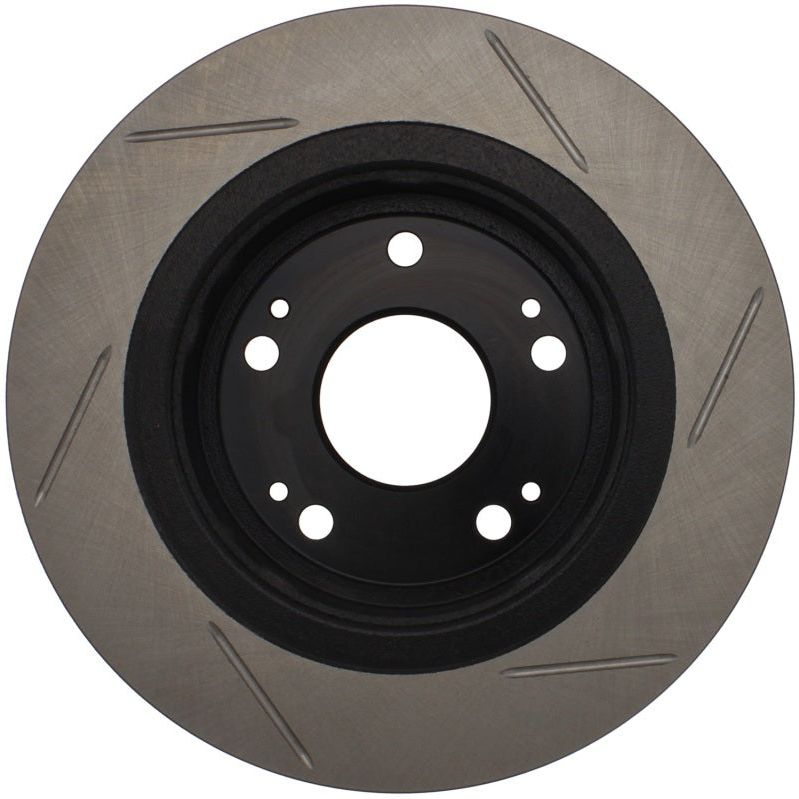 Stoptech 126.40068SR - STO126.40068SR - StopTech Power Slot 09-10 Acura TSX / 08-10 Honda Accord Rear Right Slotted Rotor - Shipped in Europe - Tuningsupply.com