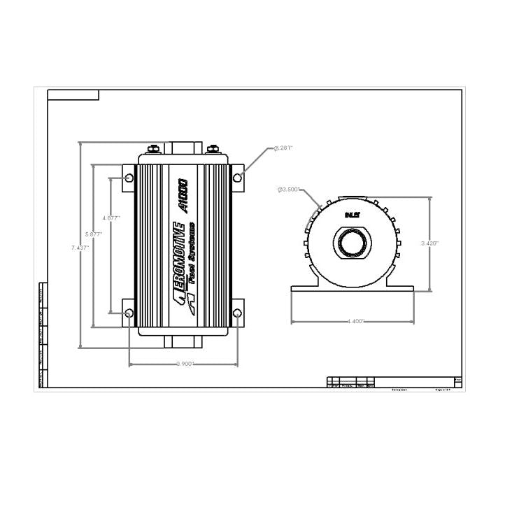 Aeromotive 11101 - AER11101 - Aeromotive A1000 Fuel Pump - EFI or Carbureted Applications - Shipped in Europe - Tuningsupply.com