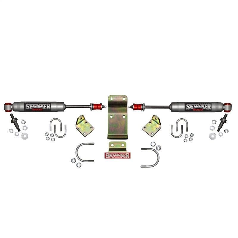 Skyjacker 9208 - SKY9208 - Skyjacker 2018 Jeep Wrangler JL - Silver Dual Steering Damper Kit - Shipped in Europe - Tuningsupply.com