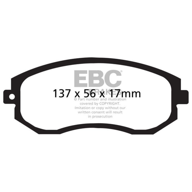 EBC DP41884R - EBCDP41884R - EBC 12+ Scion FR-S 2 Yellowstuff Front Brake Pads - Shipped in Europe - Tuningsupply.com