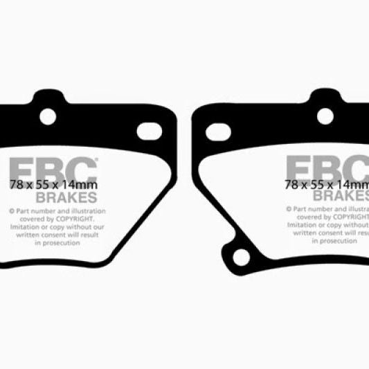 EBC DP41326R - EBCDP41326R - EBC 02-08 Pontiac Vibe 1.8 GT Yellowstuff Rear Brake Pads - Shipped in Europe - Tuningsupply.com