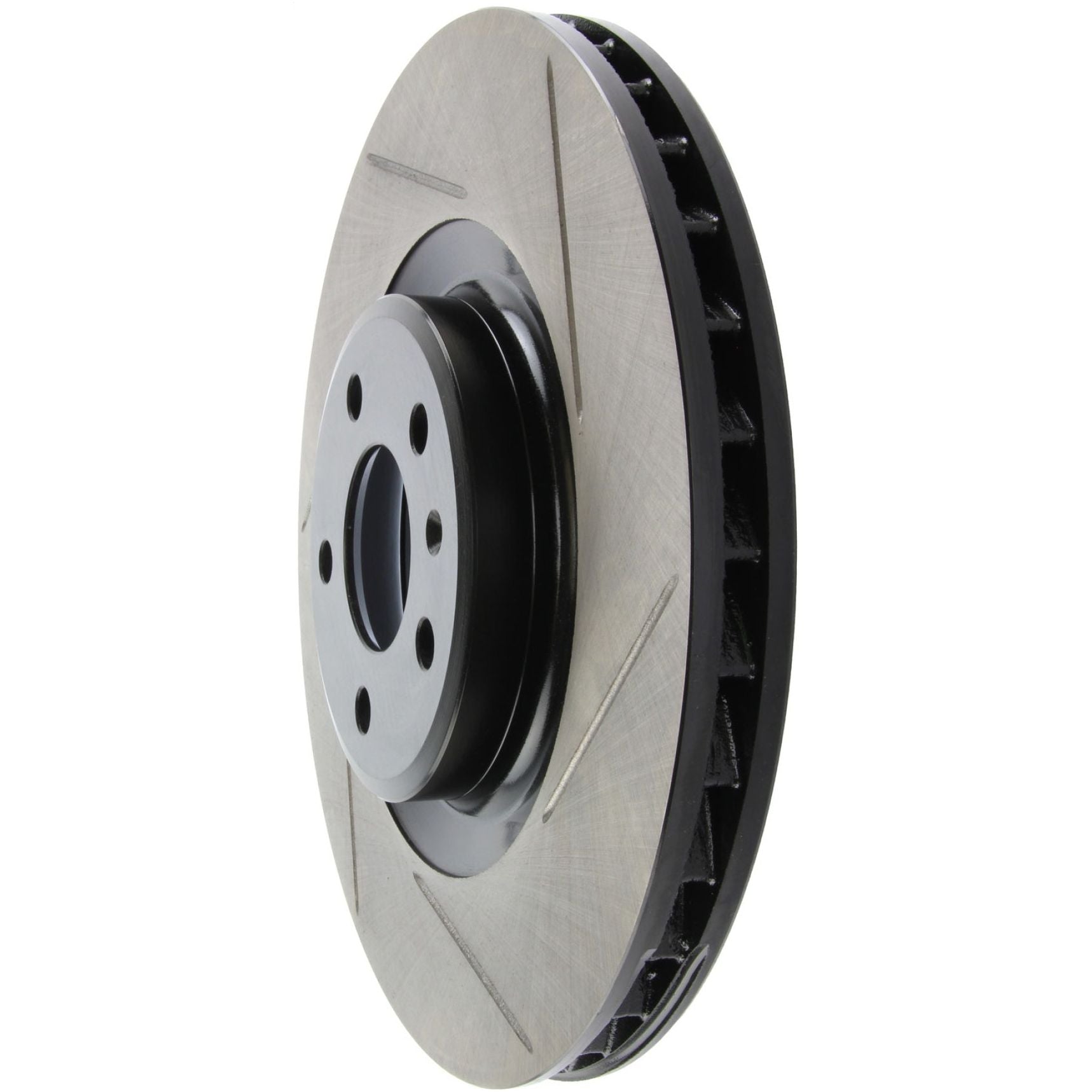 Stoptech 126.33124SL - STO126.33124SL - StopTech Power Slot 10-6/11 Audi S4 / 08-11 S5 Front Left Slotted Rotor - Shipped in Europe - Tuningsupply.com
