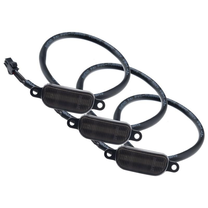 ORACLE Lighting 5889-005-T - ORL5889-005-T - Oracle Universal Pre-Runner Style LED Grill Light Kit (New Style) - Amber w/Tinted Lens - Shipped in Europe - Tuningsupply.com