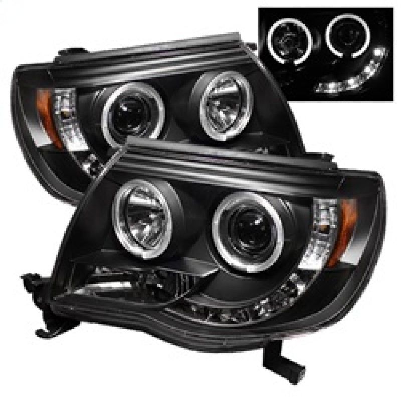 SPYDER 5011916 - SPY5011916 - Spyder Toyota Tacoma 05-11 Projector Headlights LED Halo LED Black High H1 Low H1 PRO-YD-TT05-HL-BK - Shipped in Europe - Tuningsupply.com