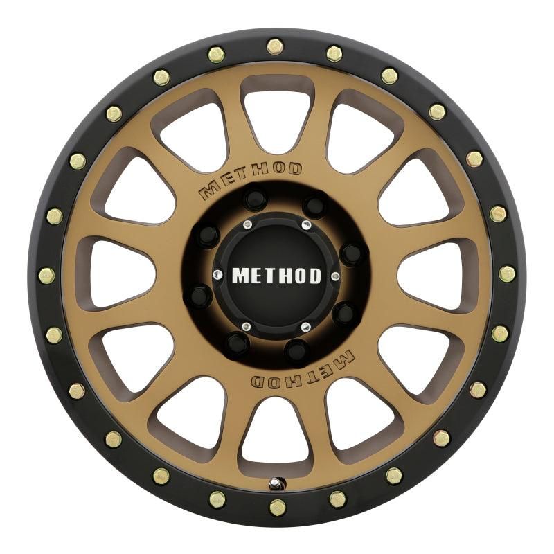 Method Wheels MR30578587900 - MRWMR30578587900 - Method MR305 NV 17x8.5 0mm Offset 8x170 130.81mm CB Method Bronze/Black Street Loc Wheel - Shipped in Europe - Tuningsupply.com