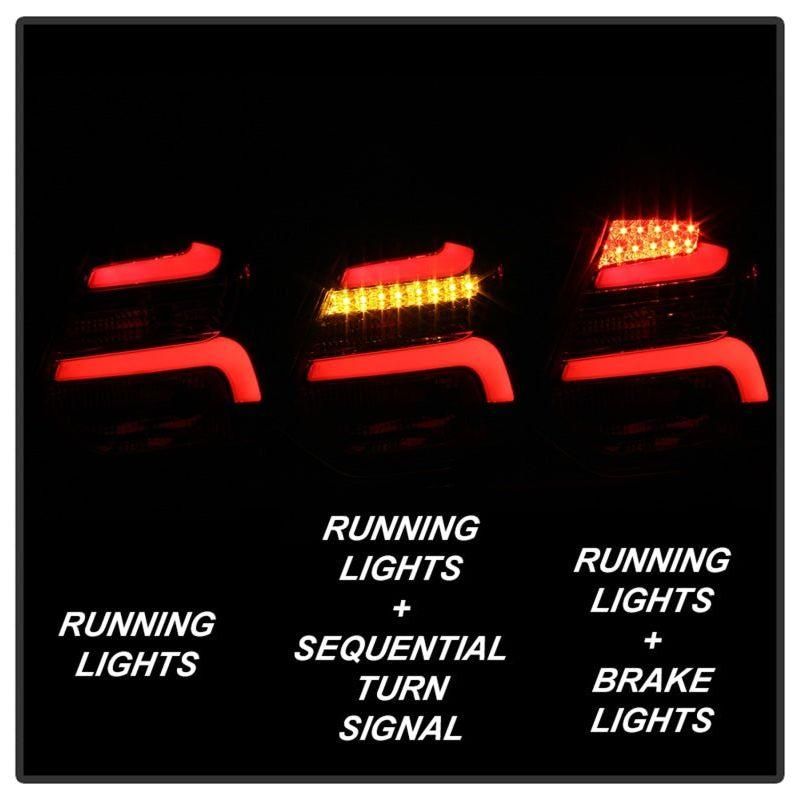 SPYDER 5085139 - SPY5085139 - Spyder 12-14 Ford Focus 5DR LED Tail Lights - Black (ALT-YD-FF12-LED-BK) - Shipped in Europe - Tuningsupply.com