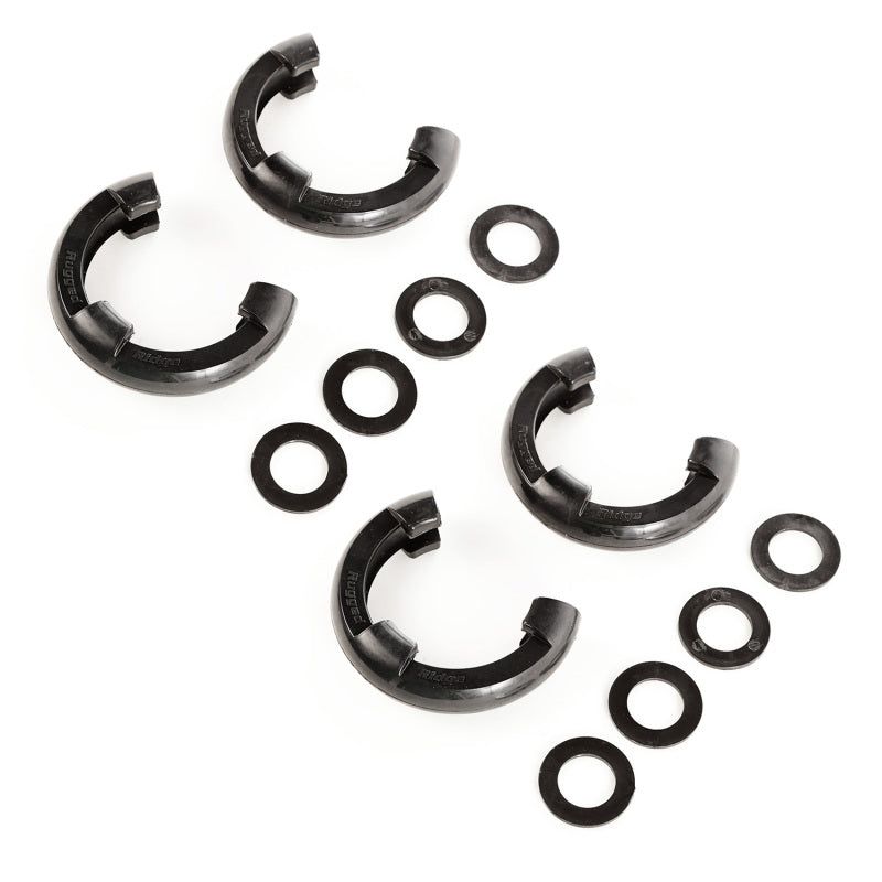 Rugged Ridge 11235.60 - RUG11235.60 - Rugged Ridge 3/4in Black D-Ring Isolator Kit - Shipped in Europe - Tuningsupply.com