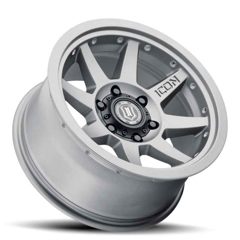 ICON 21817857345TT - ICO21817857345TT - ICON Rebound Pro 17x8.5 5x5 -6mm Offset 4.5in BS 71.5mm Bore Titanium Wheel - Shipped in Europe - Tuningsupply.com