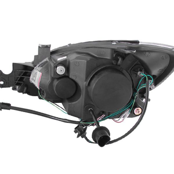 ANZO 121102 - ANZ121102 - ANZO 2004-2007 Mitsubishi Lancer Projector Headlights w/ Halo Black (CCFL) - Shipped in Europe - Tuningsupply.com