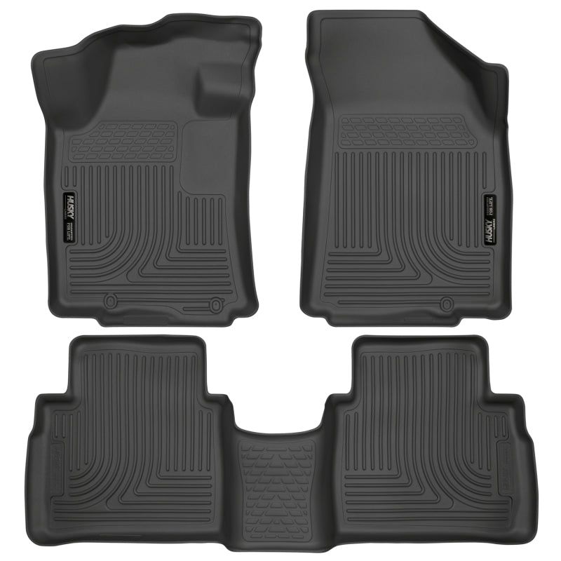 Husky Liners 99621 - HSL99621 - Husky Liners 2016 Nissan Maxima WeatherBeater Front and Second Row Black Floor Liners - Shipped in Europe - Tuningsupply.com