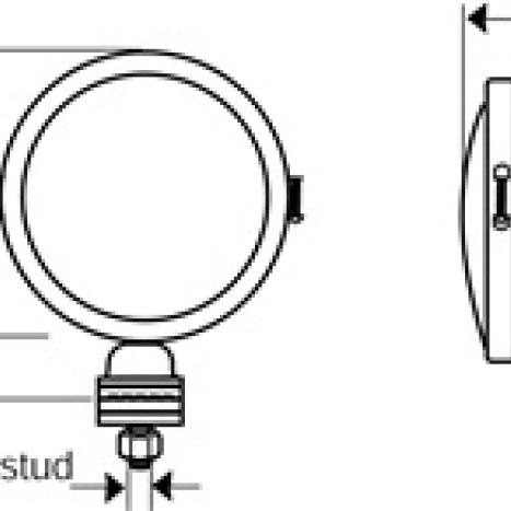 KC HiLiTES 238 - KCL238 - KC HiLiTES Daylighter 6in. Halogen Light 100w Spot Beam (Pair Pack System) - Black SS - Shipped in Europe - Tuningsupply.com